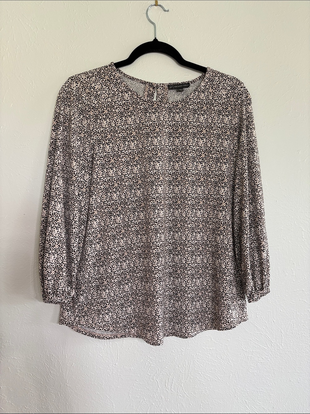 Adrianna Papell Black and White Blouse